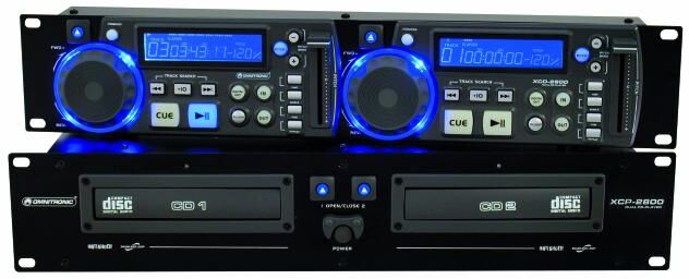 2 Omnitronic XCP-2800 CD-spiller