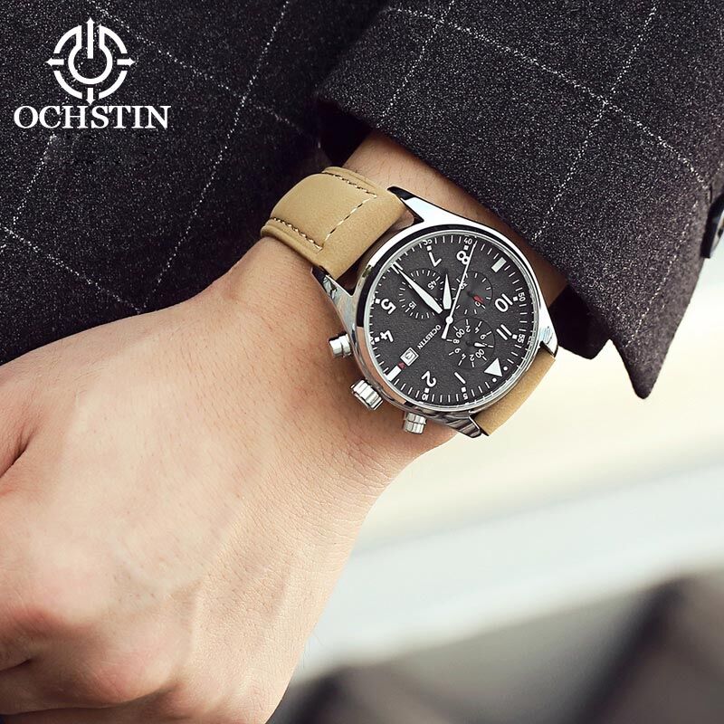 Ochstin Pilot Chronograph 6043G-SLBLBE