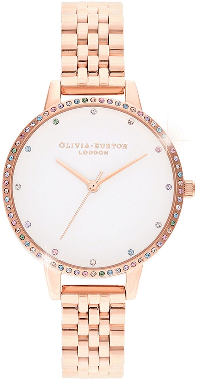 Olivia Burton Rainbow Glitter & Rose Gold OB16RB21