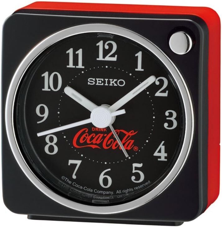 Seiko Coca-Cola Alarm Clock QHE905K