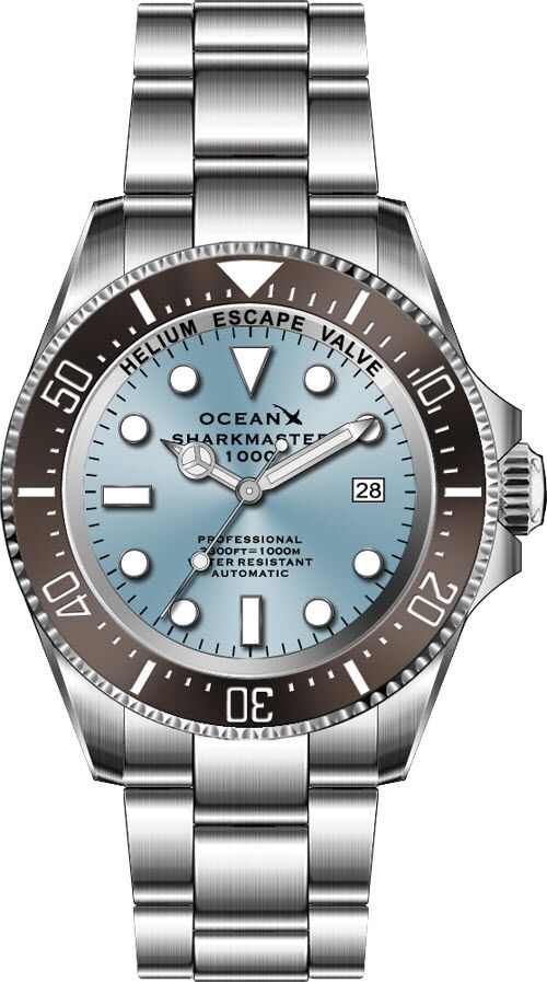 OceanX Dykk i det ukjente med - OceanX Sharkmaster 1000 Meters Automatic Diver SMS1015