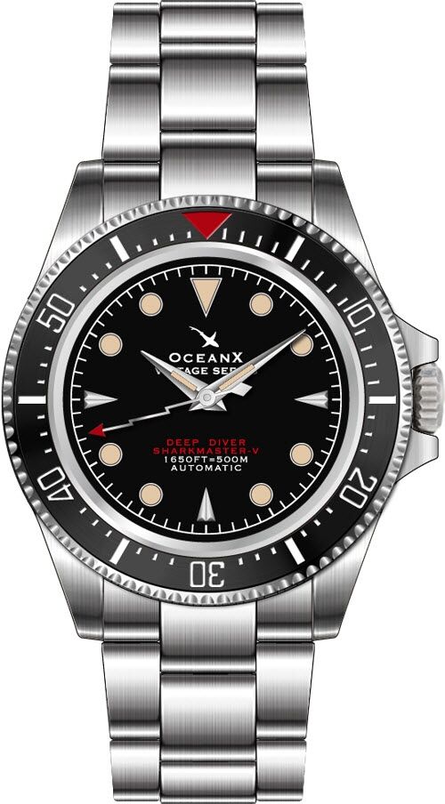 OceanX Sharkmaster-V Neptune Edition 500 Meters Automatic Diver VSMS541