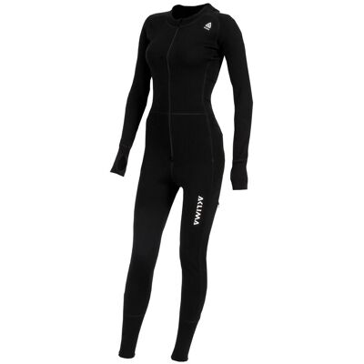 Aclima WarmWool Overall Dame Black XS Aclima WarmWool Overall Dame Black XS