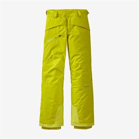 Patagonia Boys' Snowshot Pants Chartreuse  XS/5-7