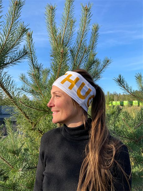 Northug Knarren Tech Outline Headband White  L/XL