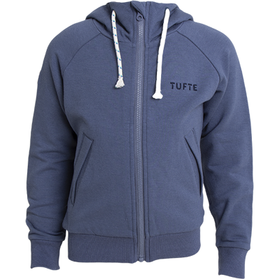 Tufte Puffin Zip Hoodie Barn/JR Vintage Indigo / Dress Blues 110-116 Tufte Puffin Zip Hoodie Barn/JR Vintage Indigo / Dress Blues 110-116