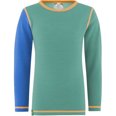 Vossatassar Monsterull Solid Trøye LBLUE 110 Vossatassar Monsterull Solid Trøye LBLUE 110