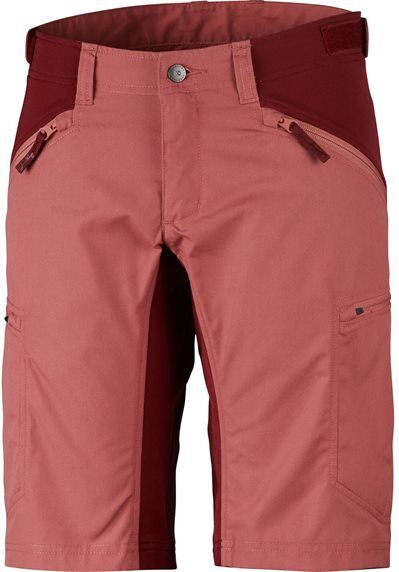 Lundhags Makke Shorts, Dame Crystal/Dark Red  44