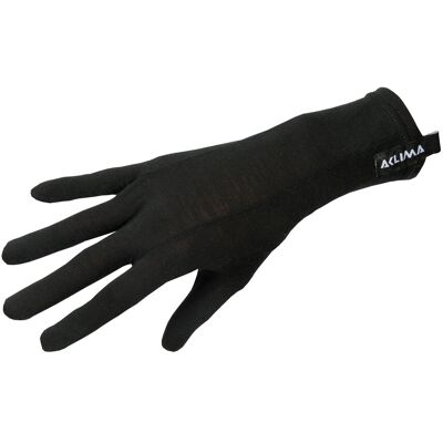 Aclima HotWool Liner Gloves Jet Black XS/6 Aclima HotWool Liner Gloves Jet Black XS/6