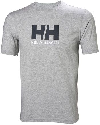 Helly Hansen Logo t-shirt, herre Grey Melange  M