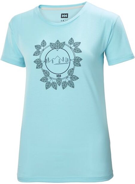 Helly Hansen Skog Graphic t-shirt, dame Glacier Blue  M