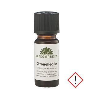 Urtegaarden Sitrongressolje - 10 ml