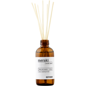 Meraki Duftfrisker m. 7 pinde, Nordic pine - 120 ml