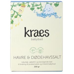 KRAES Babybad - Havre og Dødehavssalt - 200 Gram