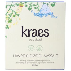 KRAES Babybad Med Havre & Dødehavssalt - 600 Gram