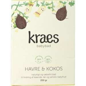 KRAES Babybad - Havre og Kokos - 200 Gram