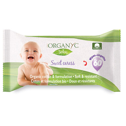 Organyc Vådservietter Baby - 60 stk
