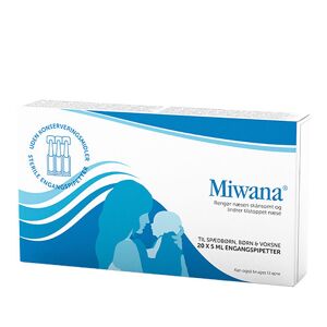 Miwana Næsedråber 20 X 5 Ml - 20 Stk