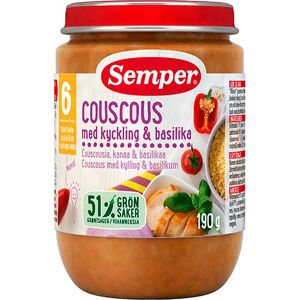 Semper Couscous med kylling fra 6 mnd. - 190 g