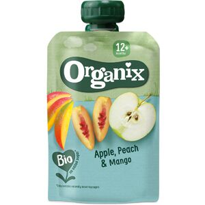 Organix fruktpuré med eple, fersken og mango fra 12 mnd. Ø - 100 g