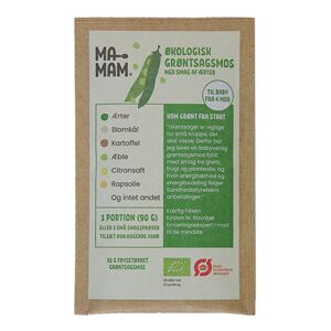 Ma-Mam Grønnsaksmos med Smak av Erter Ø - 15 g