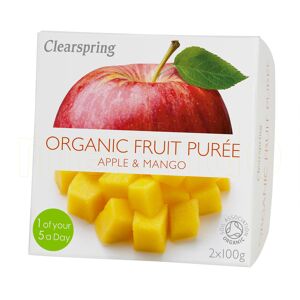 Clearspring Fruktpuré Eple og Mango Øko - 200 Gram