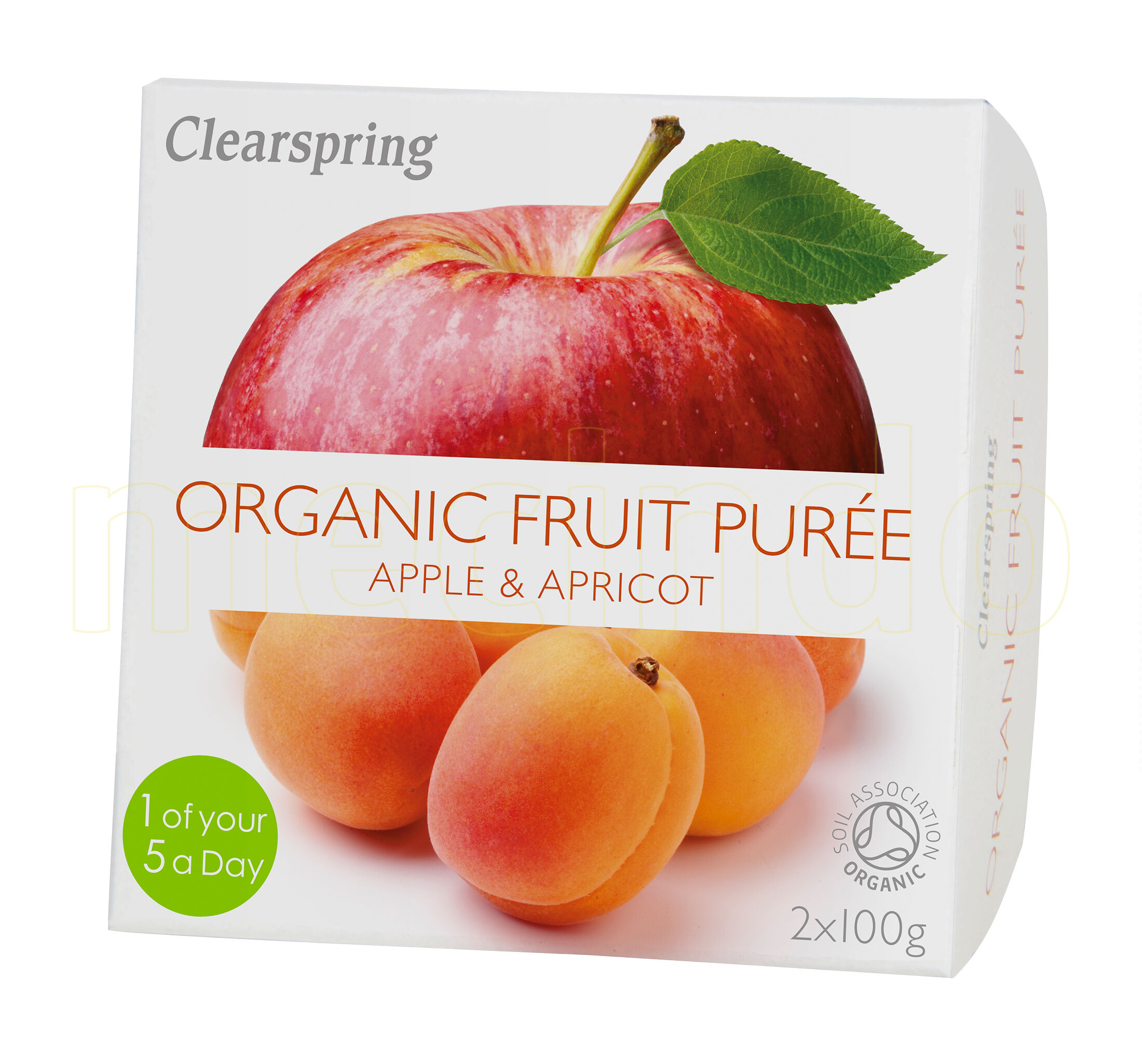Clearspring Fruktpuré Eple & Aprikos - 2 Gram