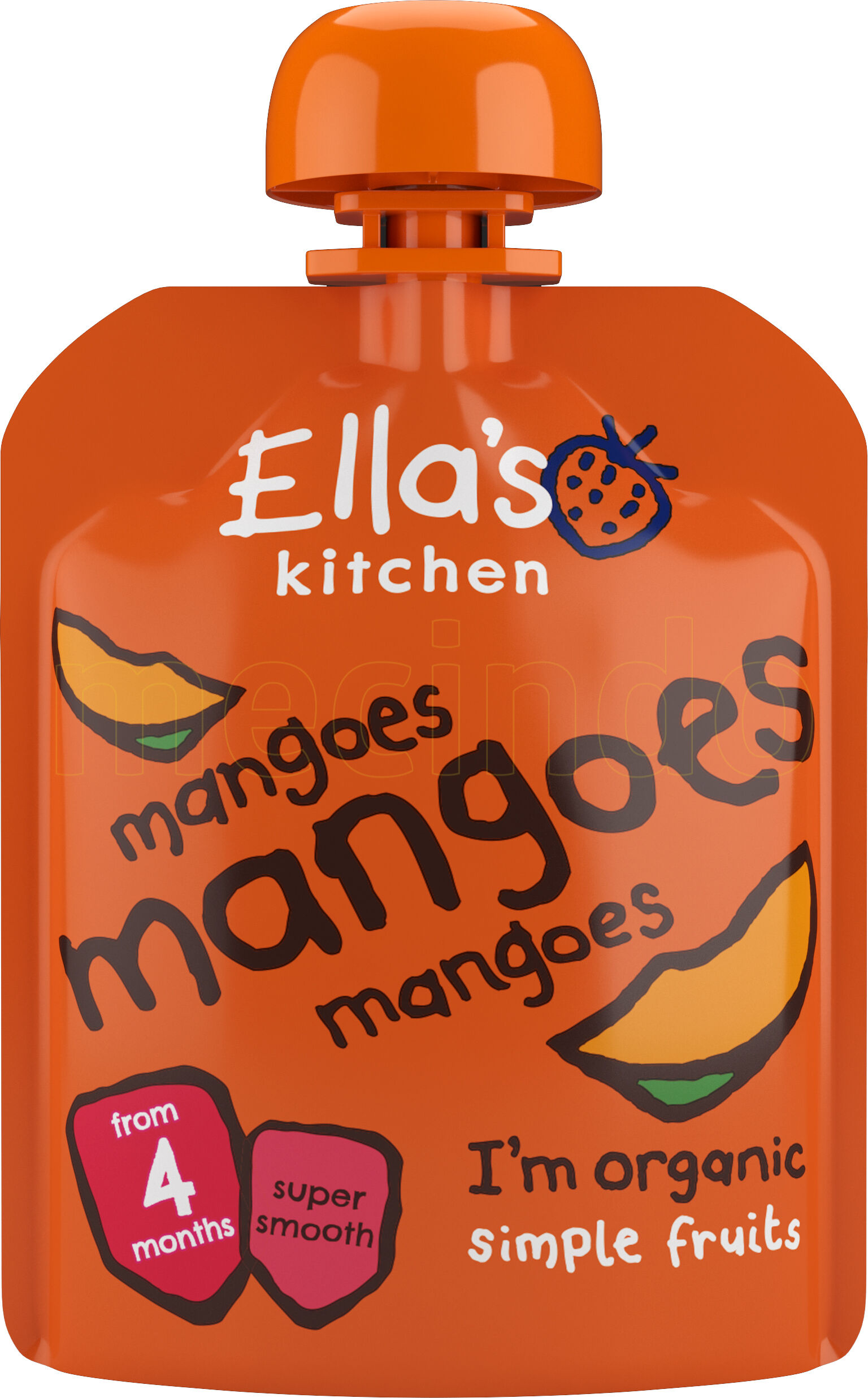 Ellas Kitchen Babymos Mango, Mango & Mango 4 mnd+ - 70 g