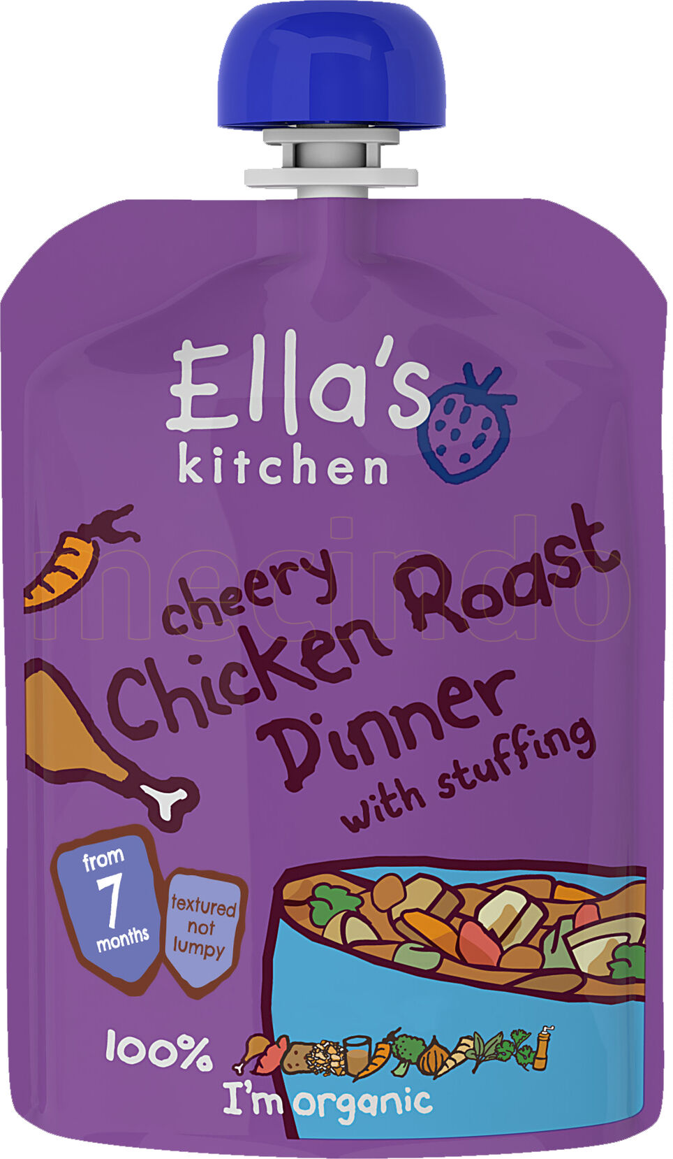 Ellas Kitchen Babymos Kylling og Grønnsaker 7mnd+ - 130 Gram