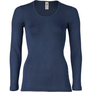 Bluse Merinoull og Silke Navy fra Engel Natur - 1 Stk