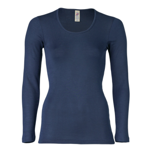 Bluse Merinoull og Silke Navy fra Engel Natur - 1 Stk