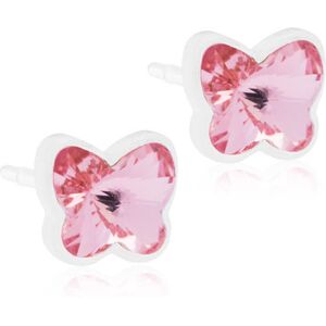 Blomdahl Øreringe Butterfly 5mm Light Rose - 1 Par