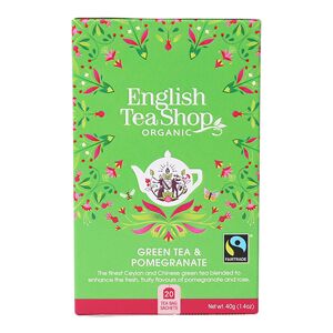 English Tea Shop Green Tea & Pomegranate, 20 Breve Ø - 20 Poser