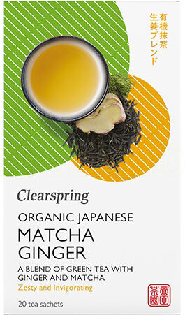 Clearspring Matcha Ginger Te Ø - 36 g