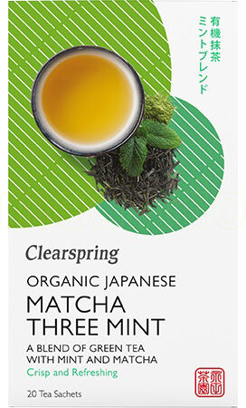 Clearspring Matcha Three Mint Te Ø - 36 g