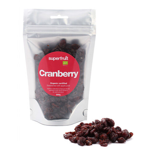 Superfruit Cranberries Tranebær Ø - 200 Gram