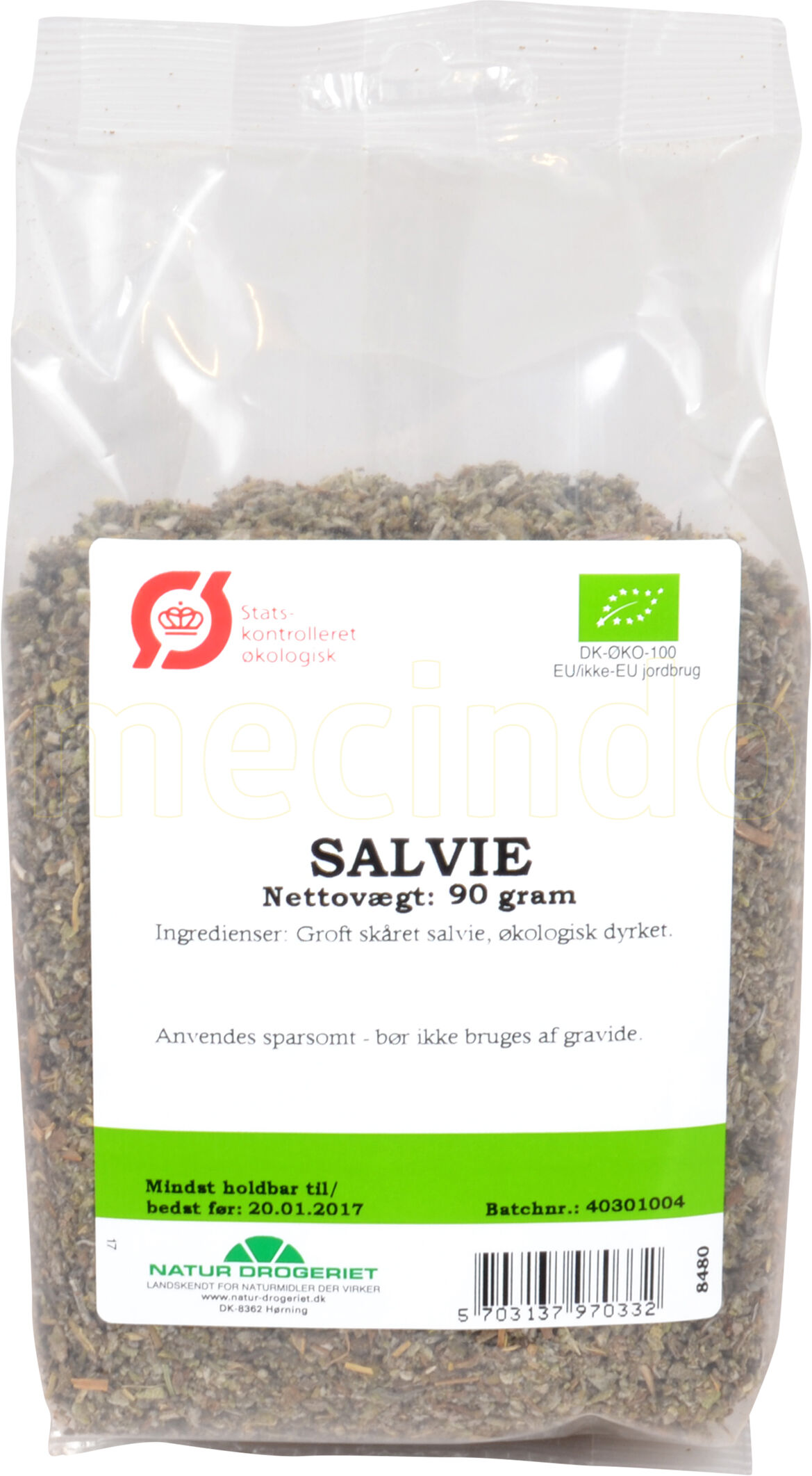 Natur Drogeriet Natur-Drogeriet Salvie The Groft Skåret Ø (3) - 90 g