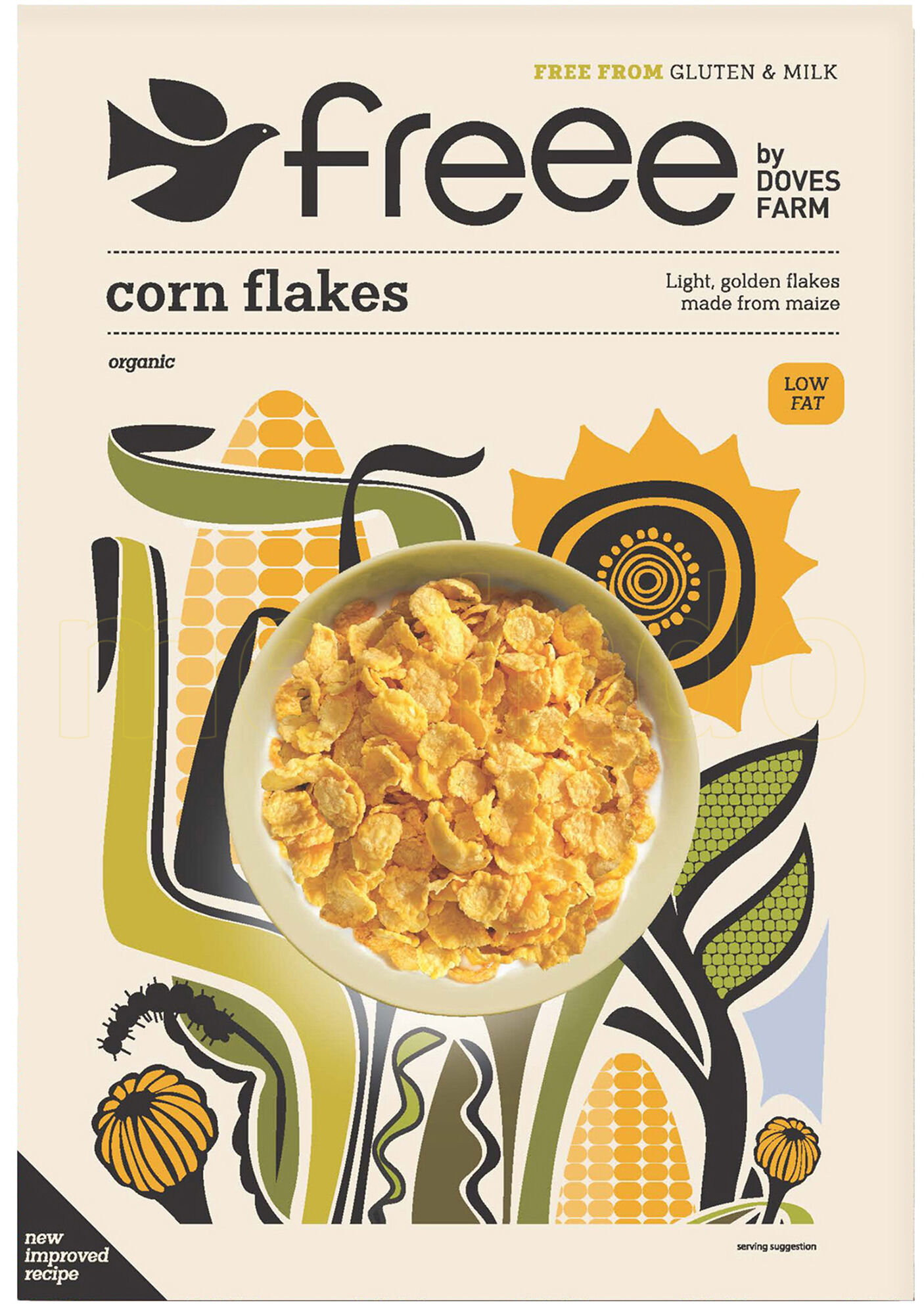 Doves Farm Glutenfri Cornflakes Ø - 375 Gram