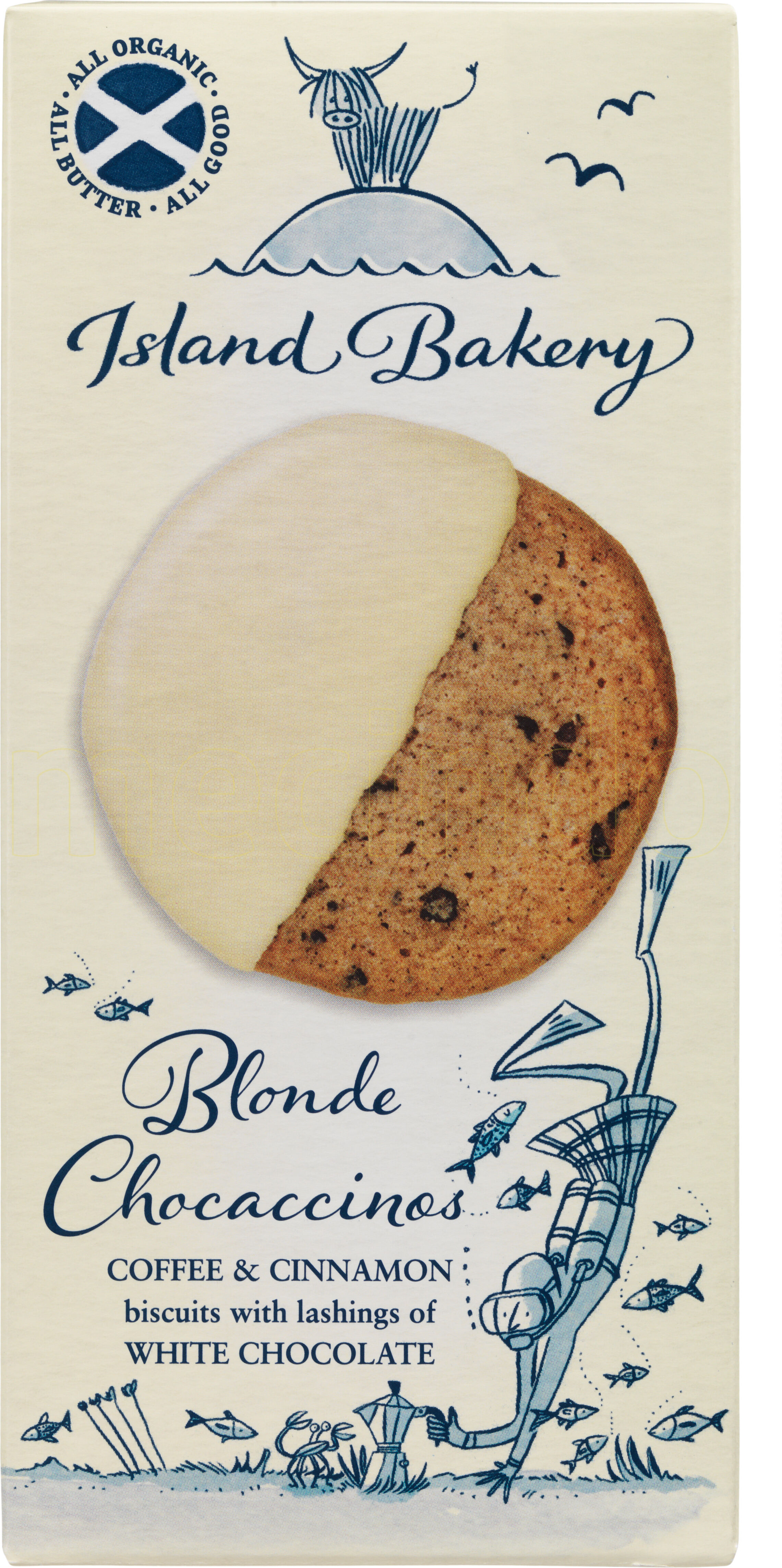 Island Bakery Blonde Chocaccinos (Kaffe & Kanel) Cookies Ø - 133 g