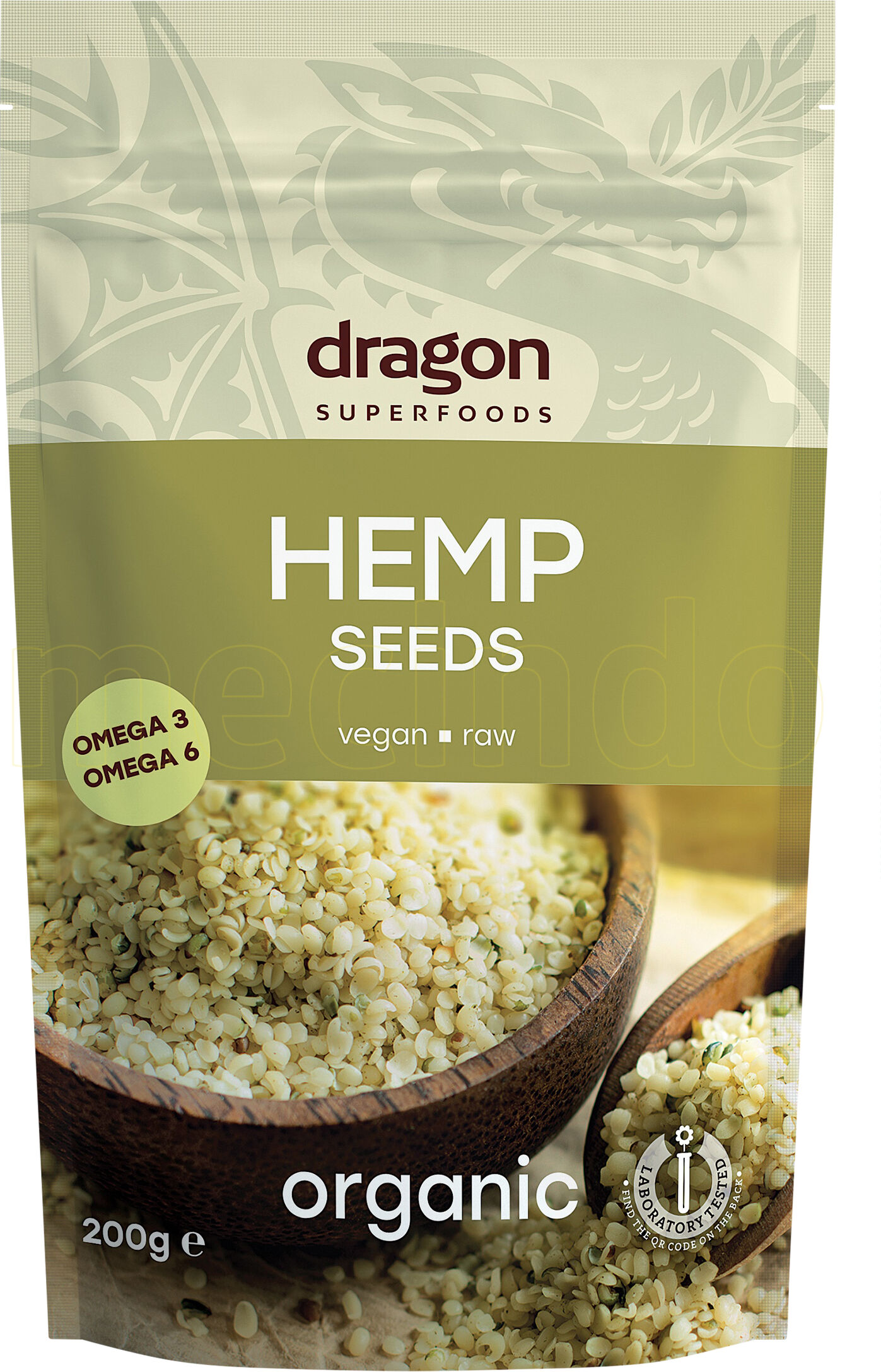 Dragon Superfoods Hampefrø Avskallet Ø - 200 g