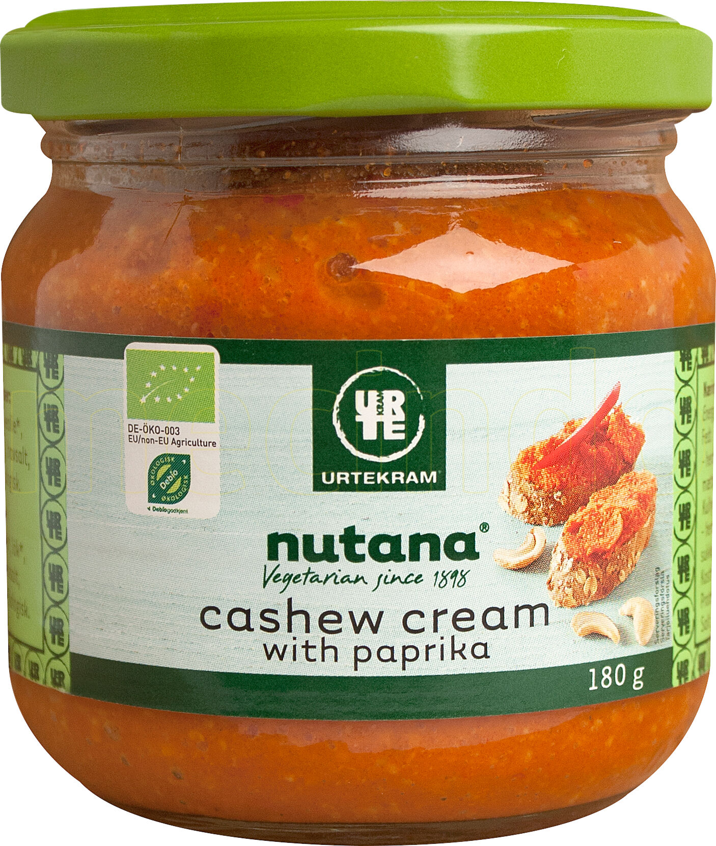 Nutana Cashew cream with paprika Ø Nutana - 180 g