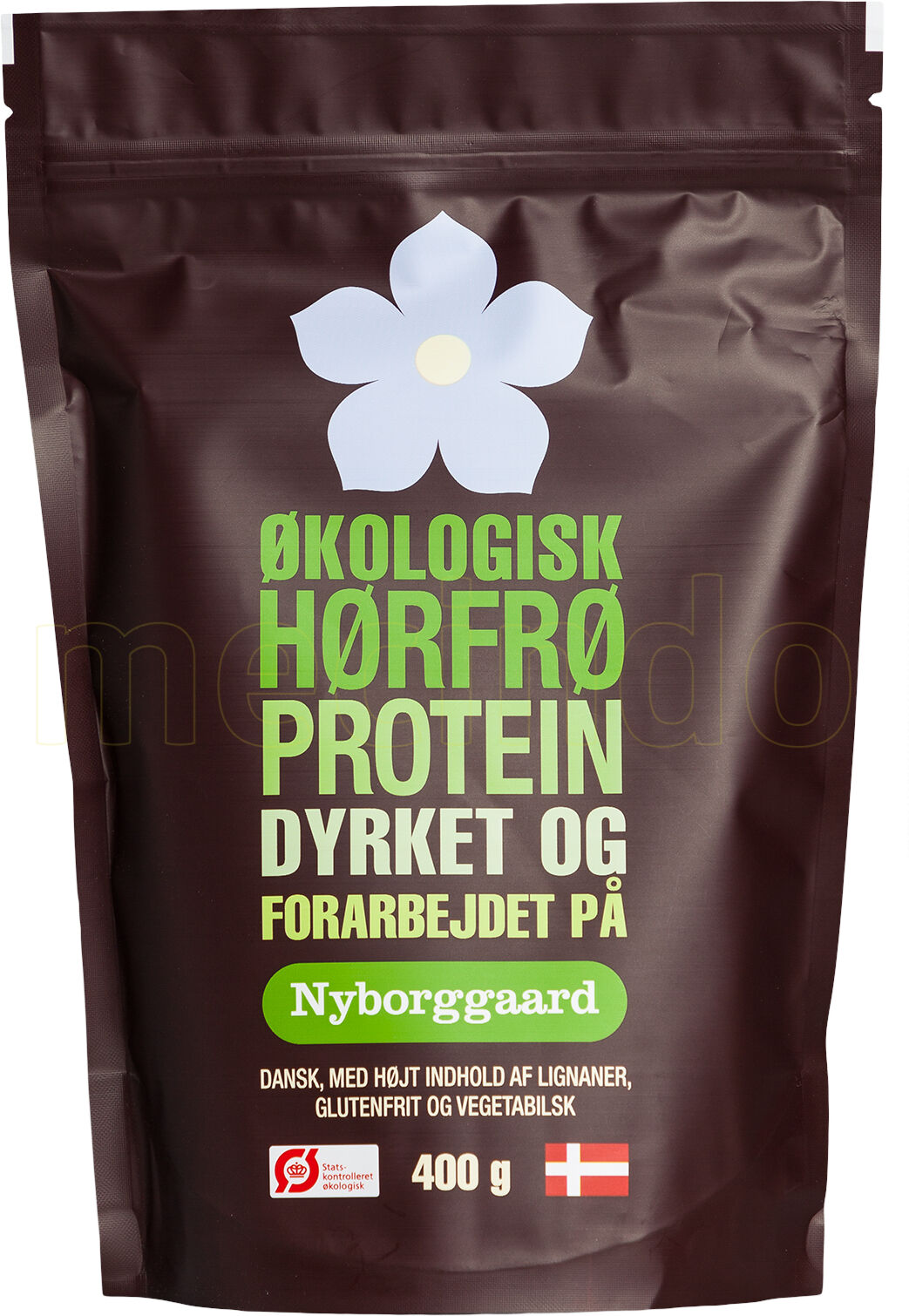 Nyborggaard Hørfrø Proteinpulver Ø - 400 g