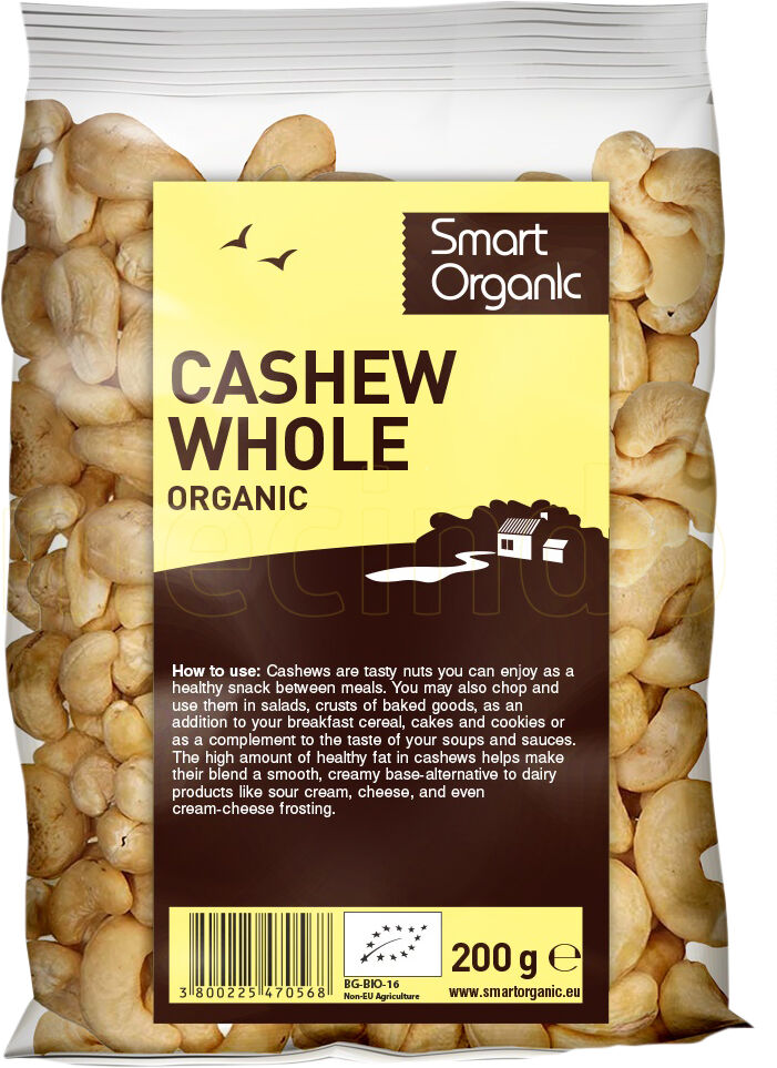 Diverse Cashewnødder Hele Ø - 200 g