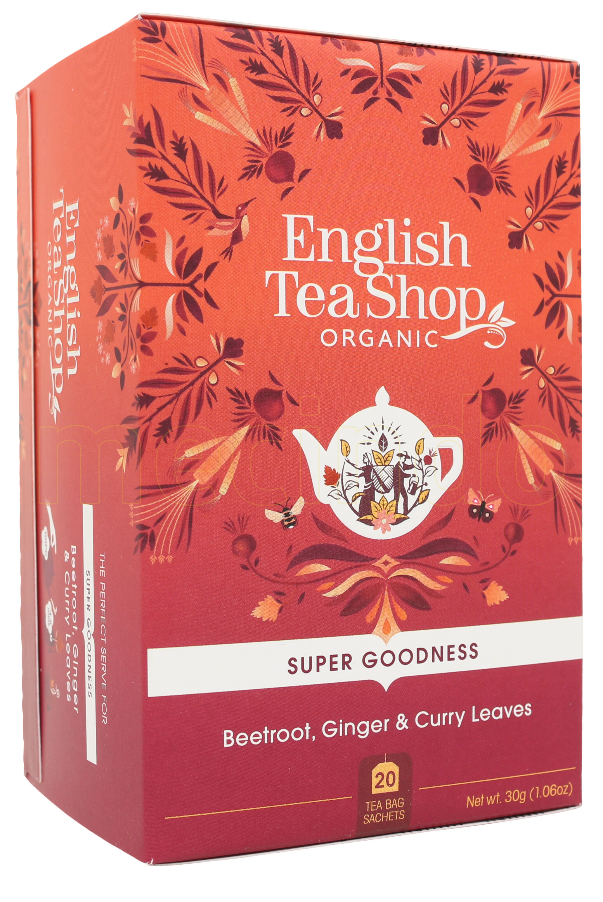 English Tea Shop Beetroot, Ginger & Curry Leaves Te Ø - 20 Poser