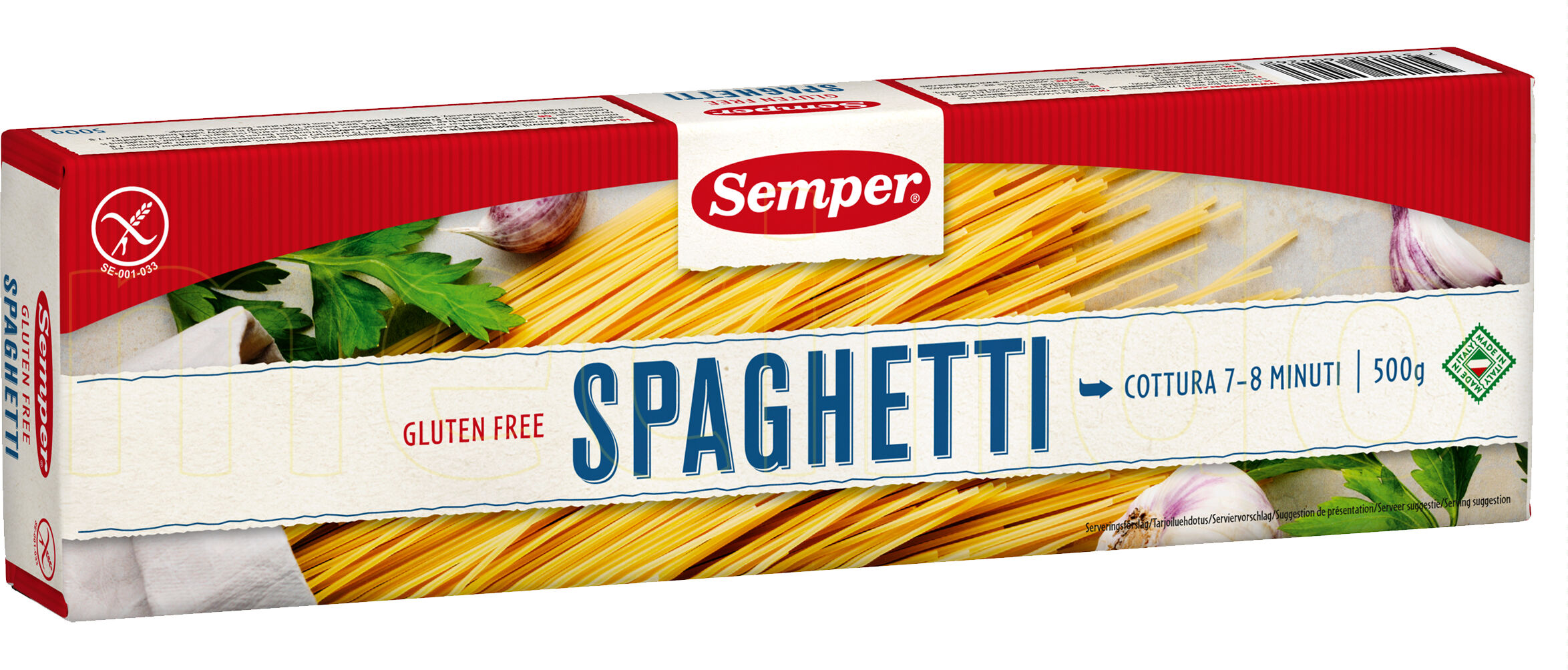 Semper Spaghetti glutenfri - 500 g