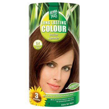 Henna Plus 5.4 Hårfarve Kobber Indian Summer Long Lasting Colour - 40 ml