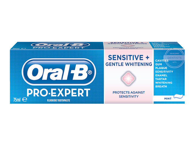 Oral-B Pro-Expert Sensitive & Gentle Whitening Toothpaste - 75 ml