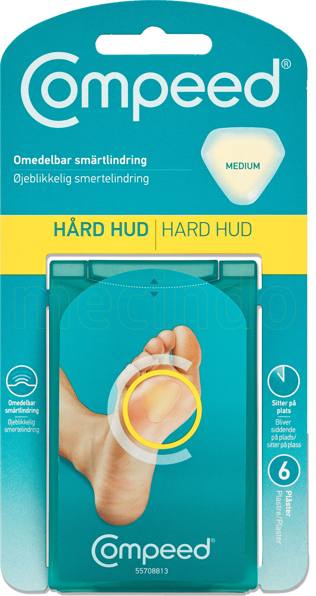 Compeed For Hard Hud Medium - 6 Plaster