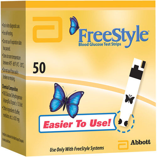 Abbott Freestyle Lite Blodsukkerstrimler - 50 Stk.