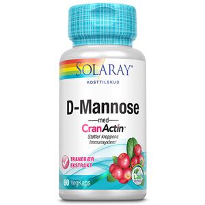 Solaray D-Mannose med CranActin - 60 Kapslar